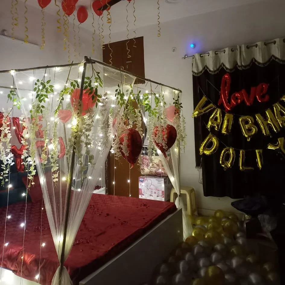 First-Night-decoration balloon-decoration decoration balloon-decor-wala birthday-decoration